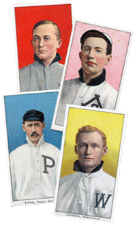 T206 Ty Cobb, Carlos Smith, John Titus, Walter Johnson